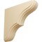 Ekena Millwork 1 3/4"W x 5 1/2"D x 5 1/2"H Stratford Wood Bracket, Maple BKTW02X06X06STMA - alternate 1